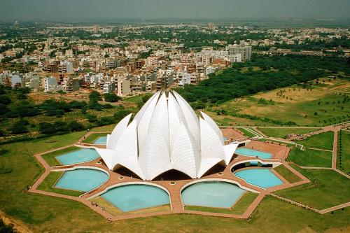 Bahá'í tilbeiðsluhúsið í Nýju Delhi, Indlandi