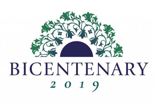 Grafískt merki fyrir 200 ára afmælið árið 2019