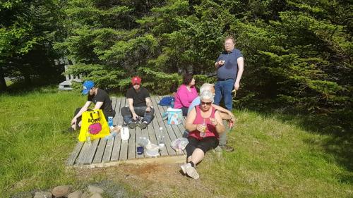 Hressing úti í guðsgrænni náttúrunni.