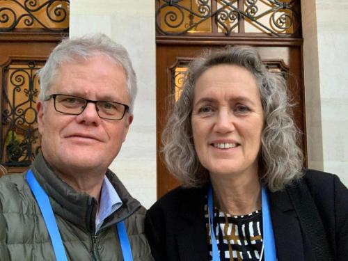 Halldór Þorgeirsson og Margrét Gísladóttir, fulltrúar Íslands 