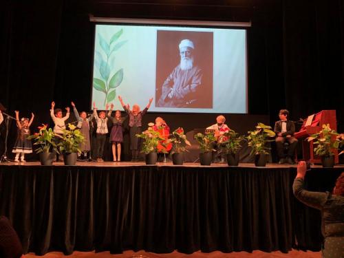 Tónlistarflutningur barnanna vakti sérstaka lukku.